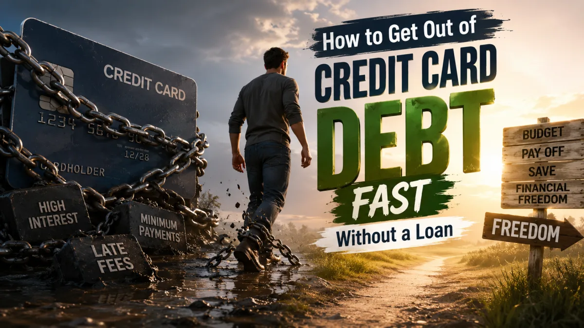How to Get Out of Credit Card Debt Fast Without a Loan